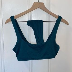Deep turquoise bikini set from aerie